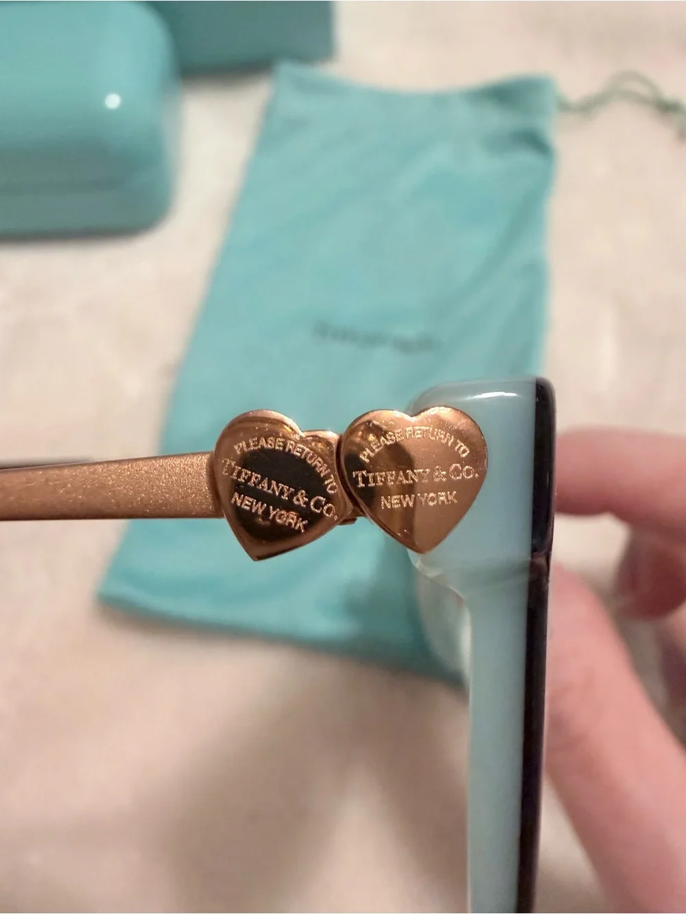 Tiffany & Co. TF 2141-F (8055) Rose Gold  Prescription Glasses with case